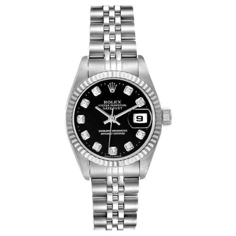 womens rolex black face|Rolex Watches For Women .